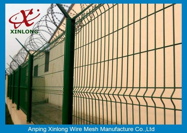 Customized Welded Wire Mesh Fence Panels Curved 200*50 ISO Listed