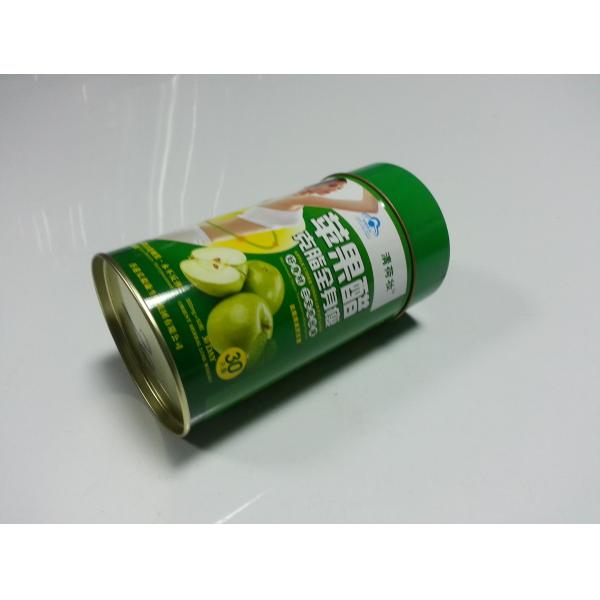 Контейнеры олова качества еды хранения шоколада/табака круглые/цилиндроиды