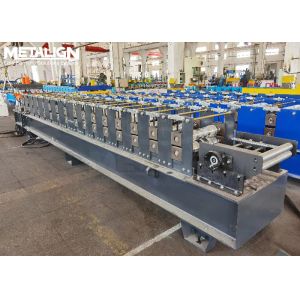 Máquina de Conformado de Rodillos con Transmisión por Cadena para Cumbrera Curva con Prensado Hidráulico de Nervaduras