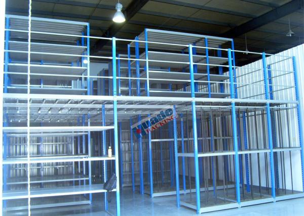 Bolted Steel Shelving Auto Parts Rack  / Auto Parts Storage Q235B Steel Rack Shelves