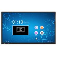 Los paneles elegantes interactivos del tablero de las pantallas divididas de 75 pulgadas 4K con HDMI fuera del DP