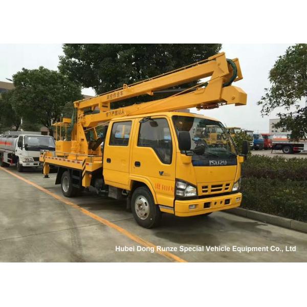 ISUZU 16m Truck Mounted Articulated Aerial Work Platforms High Performance