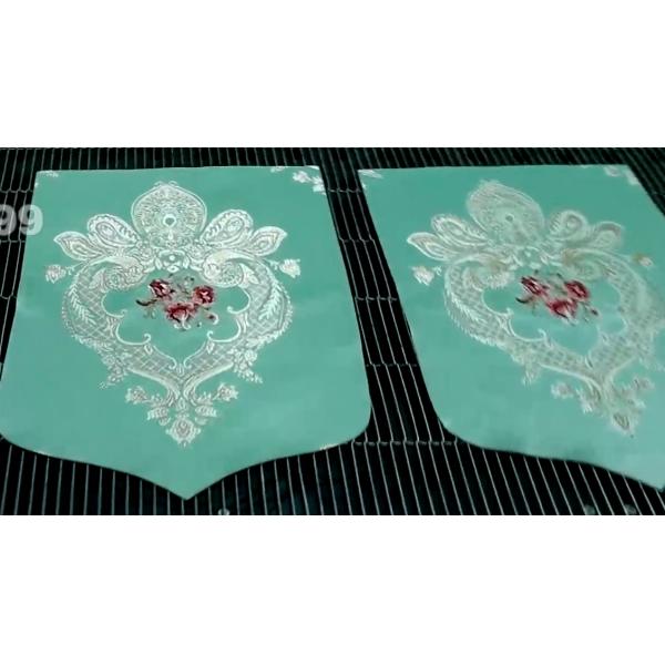Retail Lihua Automatic Curtain Top Cutting Equipment Laser Pattern Cutting Machine