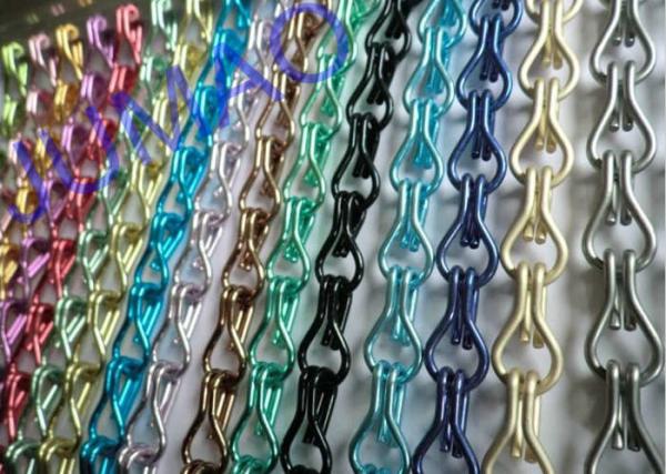 Colorful Artist Style Aluminium Fly Screen Doors Removable With Fasteners