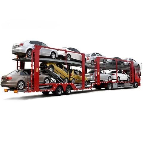 New double-layer steel design for car towing, trailer, transport vehicle, semi-trailer for sale