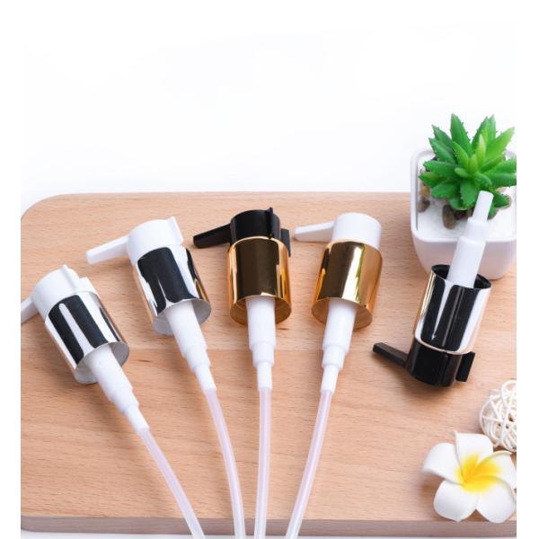 24 410 Plastic Black Head Oil Pump Bottles Long Tip Powder Pump