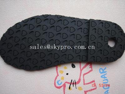 Desgaste - sola da bota de borracha de TPR/folha resistentes outsole da sapata, teste padrão do coração