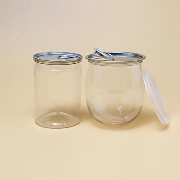 PET Plastic Can Plastic Jar Plastic Bottle For Food Storage