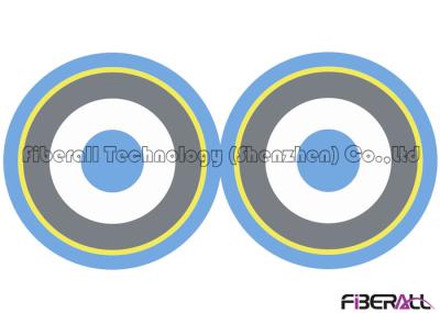 2 Core Indoor Fiber Optic Cable With Single Armour Floor Connection Anti Corrosion