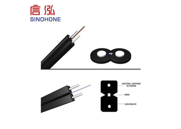 Low Smoke Indoor Fiber Optic Cable Long Delivery Length For Access Network