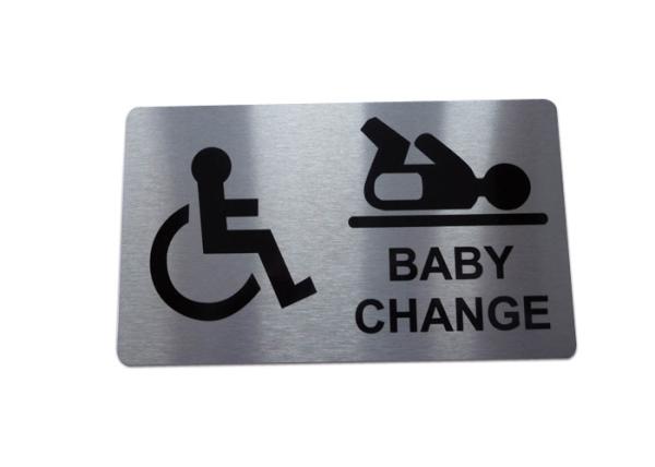 Hotel Toilet Custom Stainless Steel Signs All Sizes Available T19001 Certified
