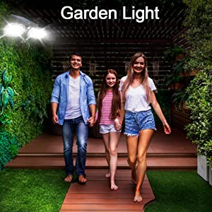 2200mAh 10LM Outdoor Motion Solar Lights SMD3528 Solar LED Floodlight