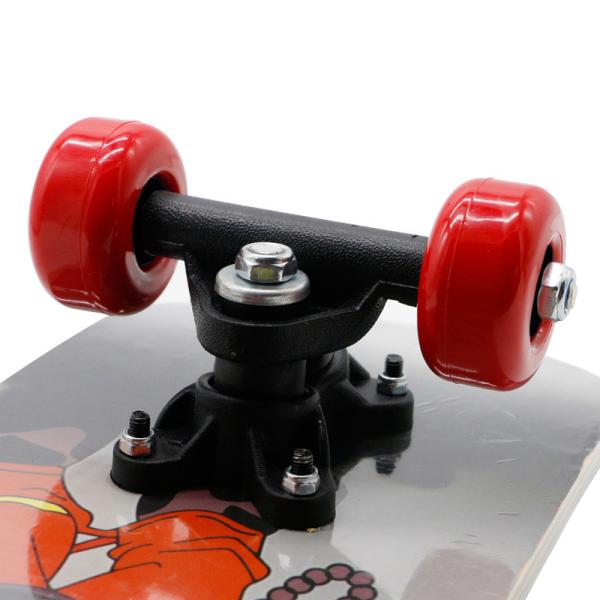 Wooden Promotional Colorful Children Skateboard  Logo Customized