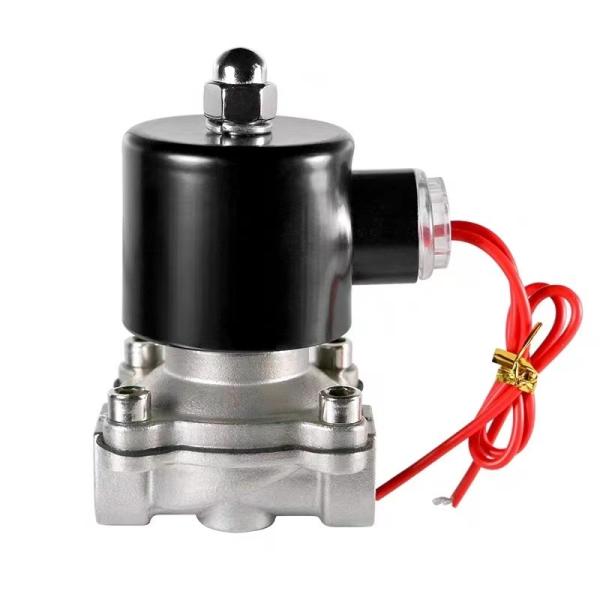 FC Water CF8 Solenoid Valve Stainless Steel NPT/BSPP/BSPT Thread Straight Through Type