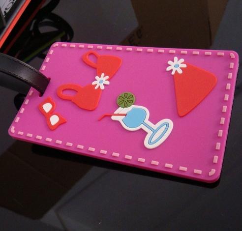 Soft PVC Luggage Tags with Camera Shaped, Perfect for Advertising Purposes and Collections