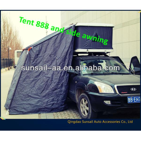 2013 Foldable Retractable Roof Top Tent for Car FLY 42D Polyster Material OEM Yes