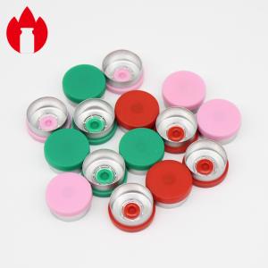 Tampa de cobertura descartável farmacêutica colorida de avião de 13 mm de alum