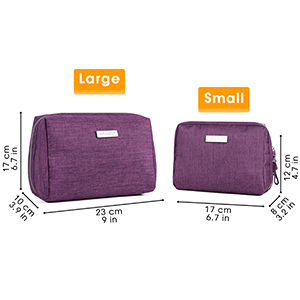 Travel Makeup Cosmetic Skincare Organizer, Toiletry Bag, Foldable Duffel Bag, Multiple Storage Compartments