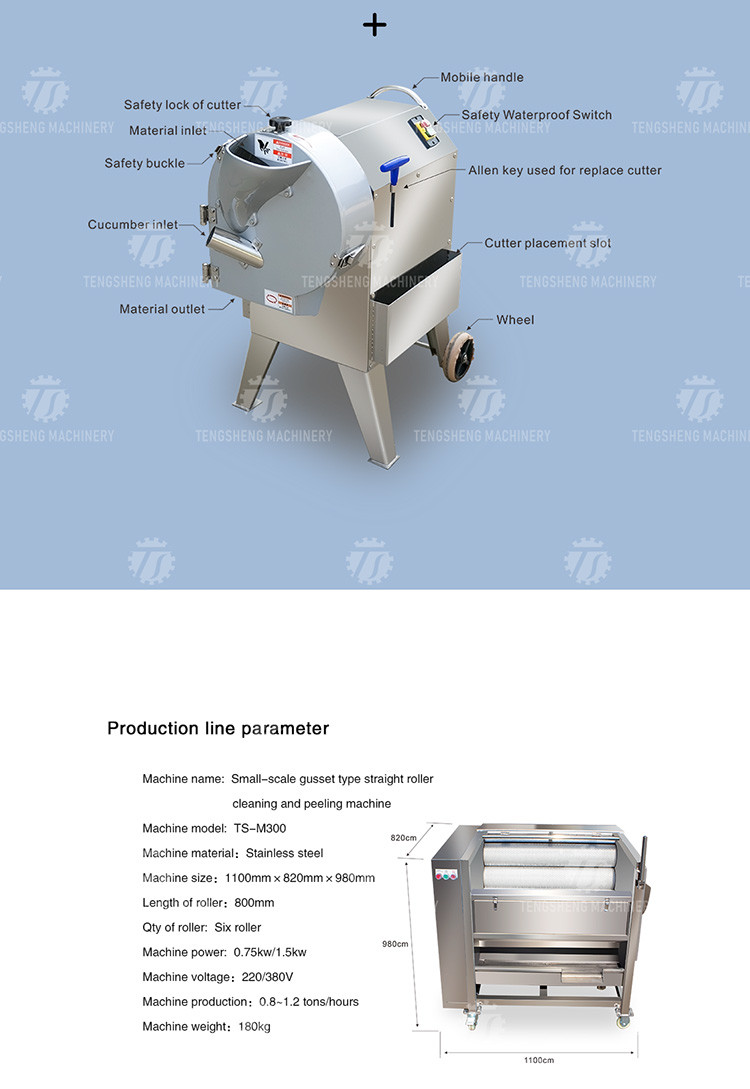 производственная линия овоща плода автомата для резки ананаса 1000kg/H