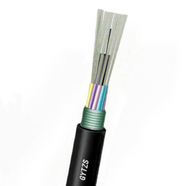 48 cœurs câble à fibre optique blindé extérieur GYTS GYTZS câble à fibre optique à mode unique
