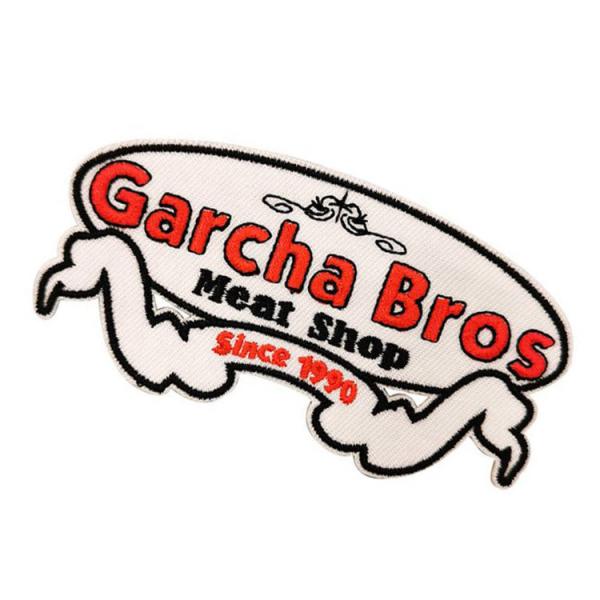 Heat Cut 9 Inch Cotton Embroidered Woven Logo Patch For Shirt