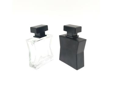 T - Garrafas de perfume recarregávéis vazias da forma da camisa transparentes e pretas com tampões de parafuso