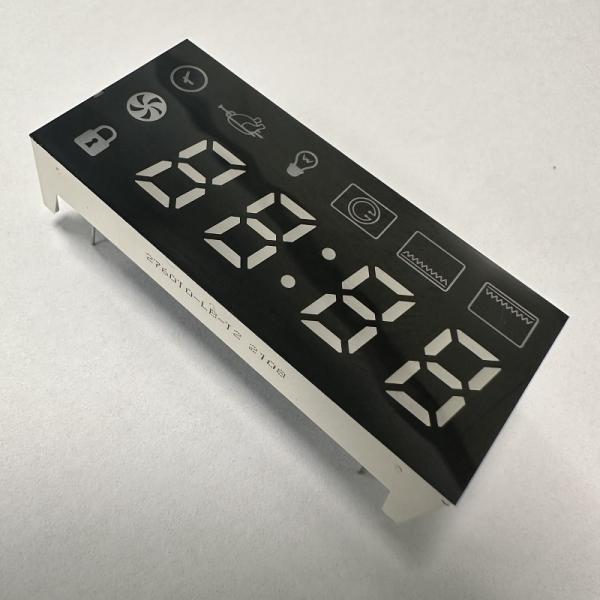 Écran LED à 7 segments blanc pur à 4 chiffres, cathode commune pour la commande du chronomètre du four
