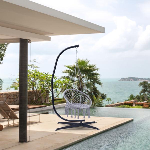 Customized Color Standing Frame Powder Coated Solid Steel for Outdoor and Indoor