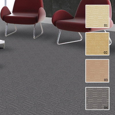 Fireproof Wool Blended Cut And Loop Pile Carpet For Cinema