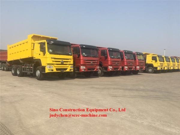 Ten Wheeler Dump Truck ZZ3257N4347A Max Loading 40 Ton WD615.47 371 Hp