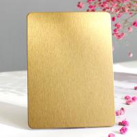 Aucune empreinte digitale 304 n'a balayé la feuille d'acier inoxydable pour la décoration de panneau de mur