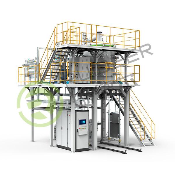 Carga superior/inferior vertical del horno CVI de carbono pirolítico de gran tamaño