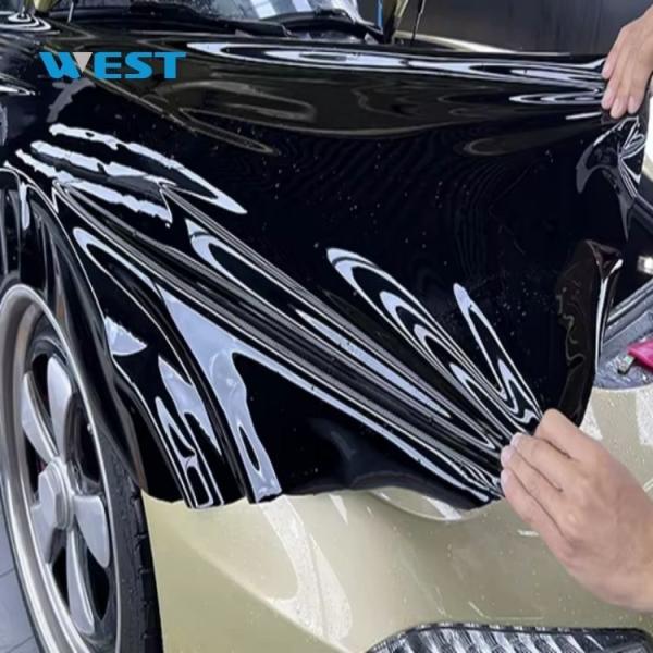 Sand Proof Black Car Paint Protection Film Hydrophobic Vehicle Protection Film