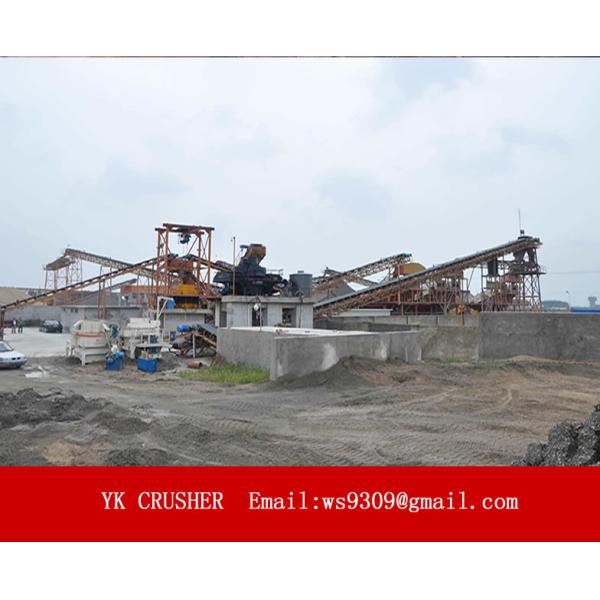 Energy Saving Sand Production Line , Stone Crushing Line For Sand Making Process