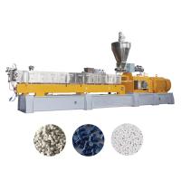 PE com pigmento de plástico Masterbatch Granules Making Machine Twin Screw Extruder