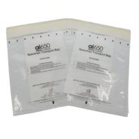 Tamaño de encargo autoadhesivo médico transparente de la bolsa plástica