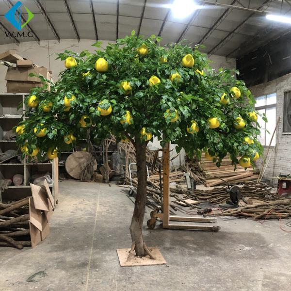 Grapefruit Citrus Artificial Fruit Tree For Home Garden Scenic Decoration
