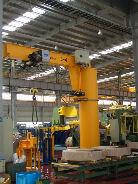 Guindaste de patíbulo ereto rápido compacto da coluna do aço 11T da carga