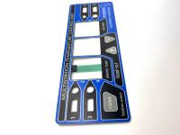 Panel de control de membrana del instrumento del teclado con conector femenino de tono de 2,54 mm