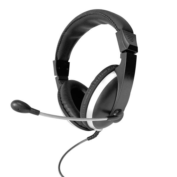 Fones de ouvido 110dB prendidos educacionais de USB 3.5mm Jack 1.2M