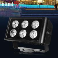 Fabricante 40W DMX IP65 RGBW 4 da iluminação do diodo emissor de luz de Guangzhou em 1 luz de inundação exterior do diodo emissor de luz