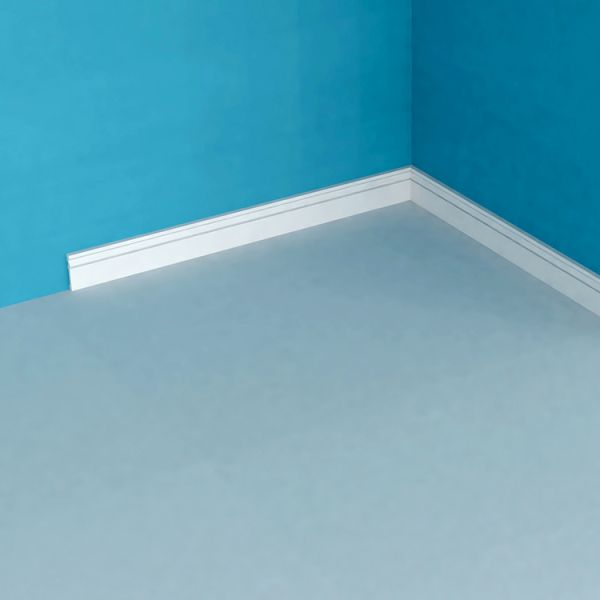 GD-85050 PU Skirting Mouldings | Decorative Polyurethane Baseboard Trim for Interior Wall & Floor Protection