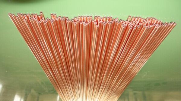 3.18 * 0.5mm Coating Copper Compressor Tubes Pass ISO14001