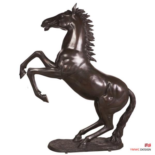 Customer Logo Custom Life-Size Bronze Horse Sculpture for Metal Animal Statues