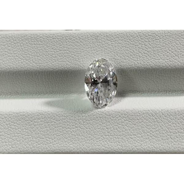 Oval Brilliant Cut 1.1ct CVD Lab Grown White Diamond With Platinum 950 Setting