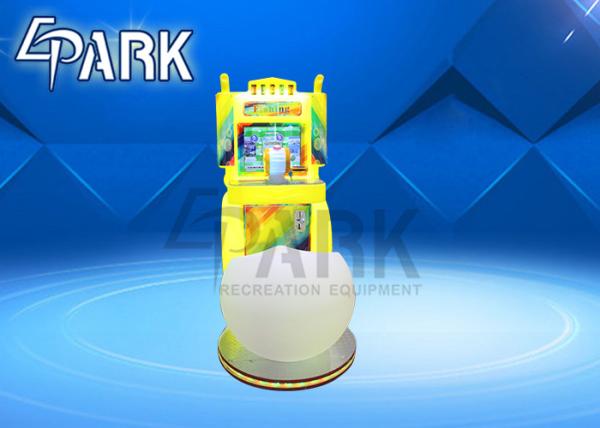 Yellow Amusement Game Machines / Smart Car Kids Ride National Driving Arcade Redemption Game Machine