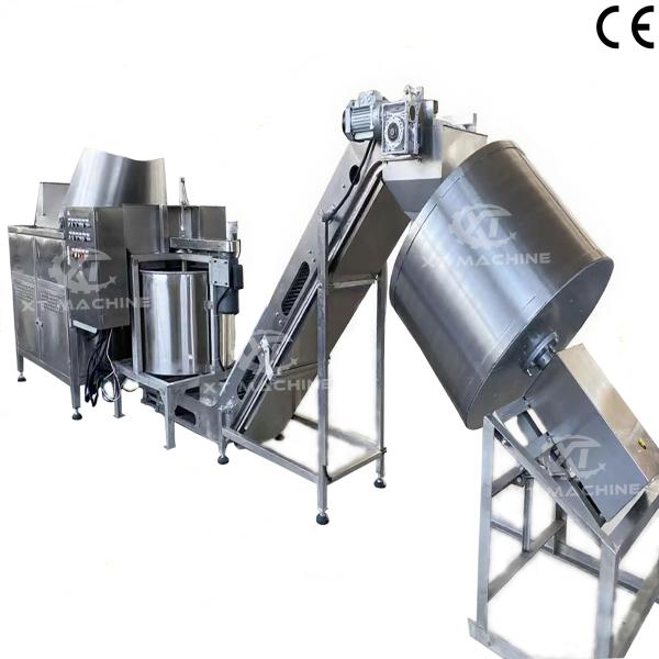 Customizable Commercial Fully Automatic Fried Peanut Production Line Fried Nuts Production Line