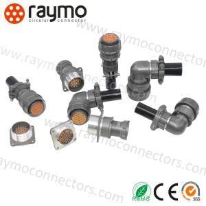 Conector circular 2PM aleación de aluminio, conexión roscada 5-30A
