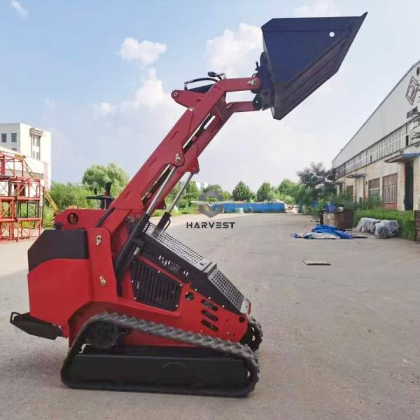 350 kg Mini Tracked Skid Steer Loader LY850 motor Kubota con Mulcher