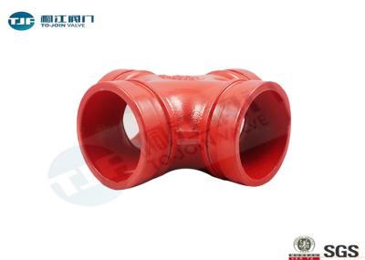 ASTM A536 Ductile Iron Grooved Fittings DN50 - DN300 With Lead Free Coating